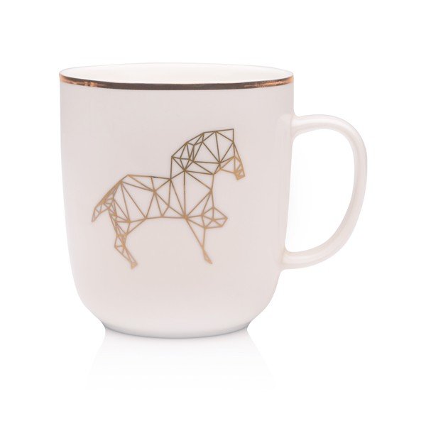 Hrnek z kostního porcelánu Sabichi Harry Horse, 385 ml