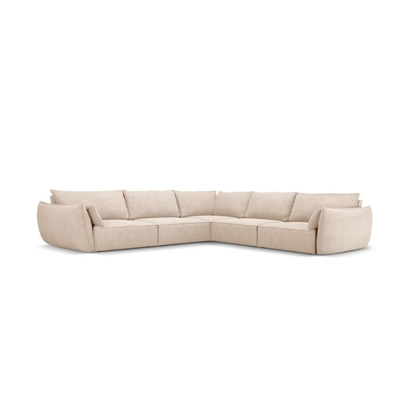 Divano angolare beige (variabile) Vanda - Mazzini Sofas-image-2