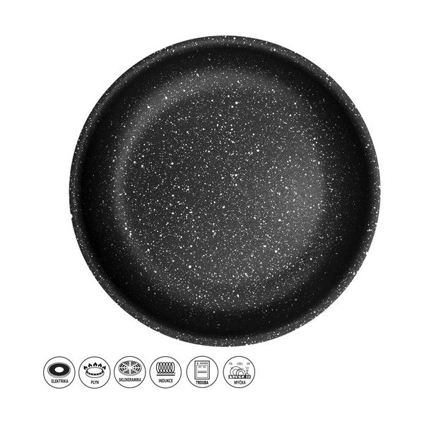 Teglia in alluminio ø 28 cm Grande Combi - Orion-image-1