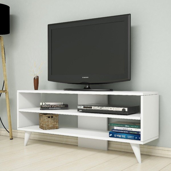 Tavolo TV bianco One - Puqa Design-image-1