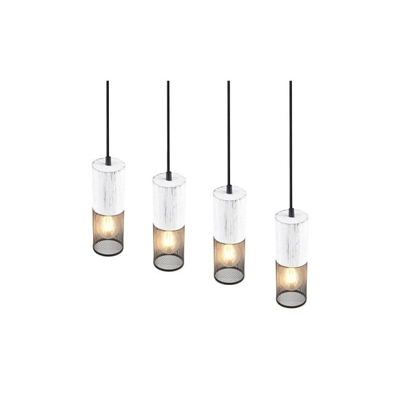 Apparecchio a sospensione in bianco e nero Tosh - Trio-image-1