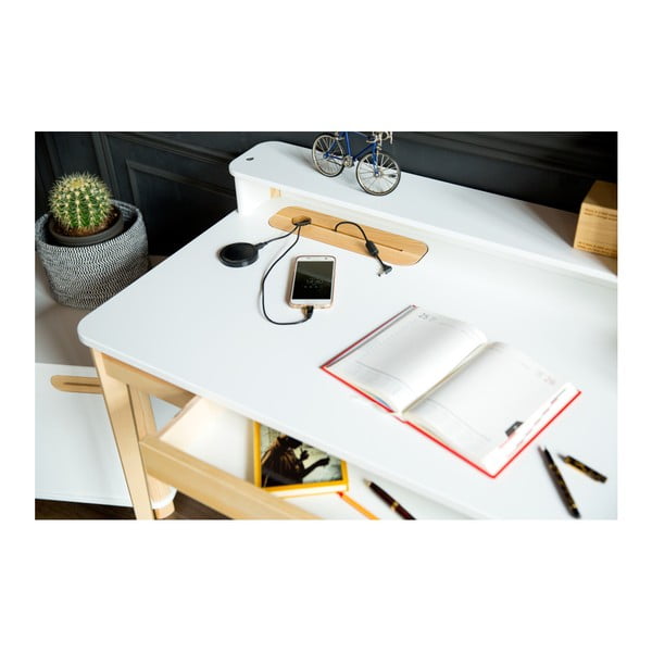 Tavolo da lavoro grigio chiaro ASHME - Ragaba-image-2