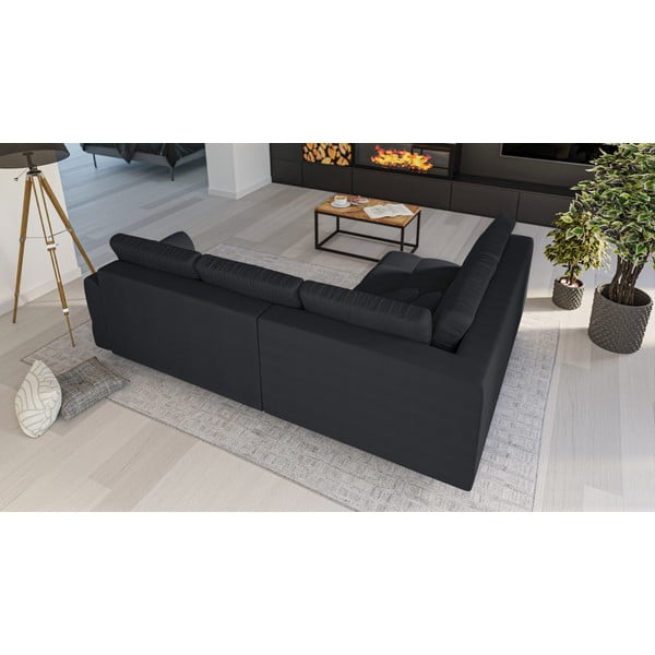 Divano angolare grigio scuro (angolo sinistro) Ariella - Ropez-image-3