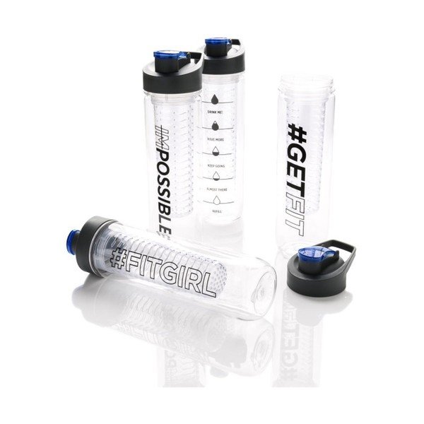 Motivační lahev se sítkem na ovoce XD Design Getfit, 800 ml-image-1