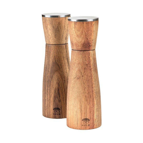 Set di macina pepe e sale in legno 2 pezzi - Holm