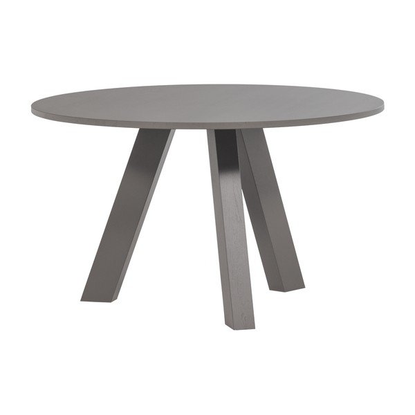 Tavolo da pranzo rotondo in rovere massiccio ø 129 cm Rhonda – WOOOD-image-2