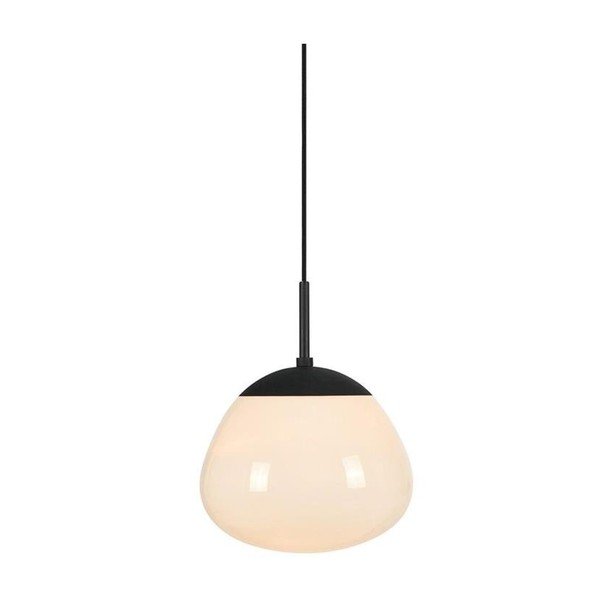 Lampadario bianco/nero in vetro ø 25 cm Rise – Markslöjd