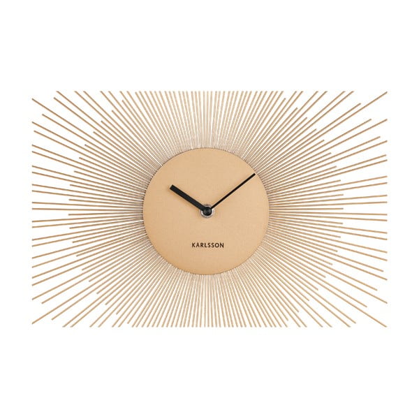 Orologio da parete in oro grande, ø 60 cm Peony - Karlsson-image-3