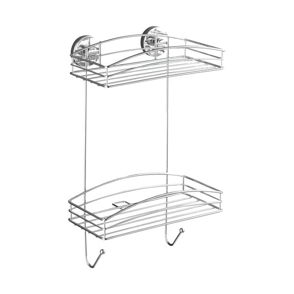 Scaffale autoportante a due piani, capacità di carico fino a 33 kg Vacuum-Loc - Wenko-image-2