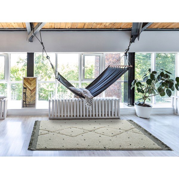 Tappeto beige , 76 x 150 cm Horizon Dots - Universal-image-2