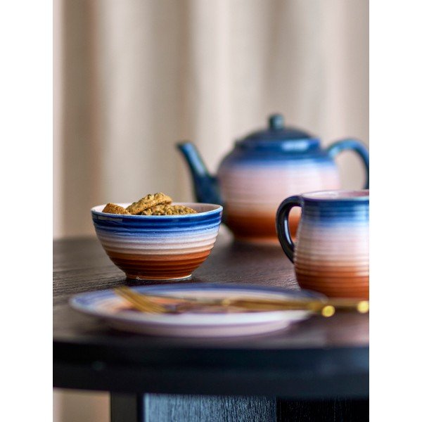 Ciotoline in set per zuppe e minestre blu/arancioni in ceramica 4 pz 350 ml Tatum – Bloomingville-image-1