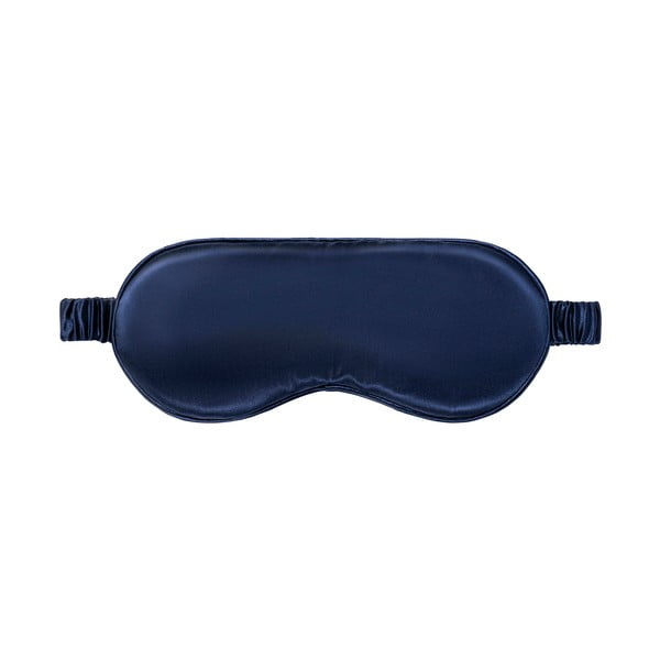 Maschera per dormire blu scuro in seta Navy – slip-image-2