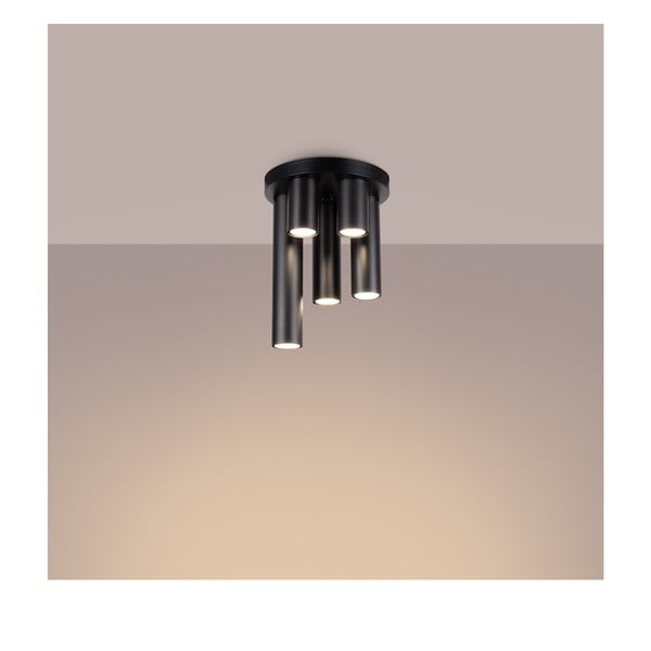 Plafoniera nera Castro – Sollux-image-1