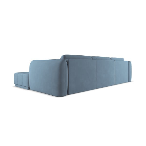 Divano angolare azzurro (con penisola a destra) Hoku – Makamii-image-3