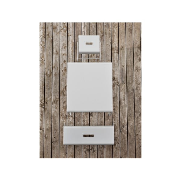 Tavolo da pranzo in metallo bianco 58x75 cm A-Café - Zone-image-3