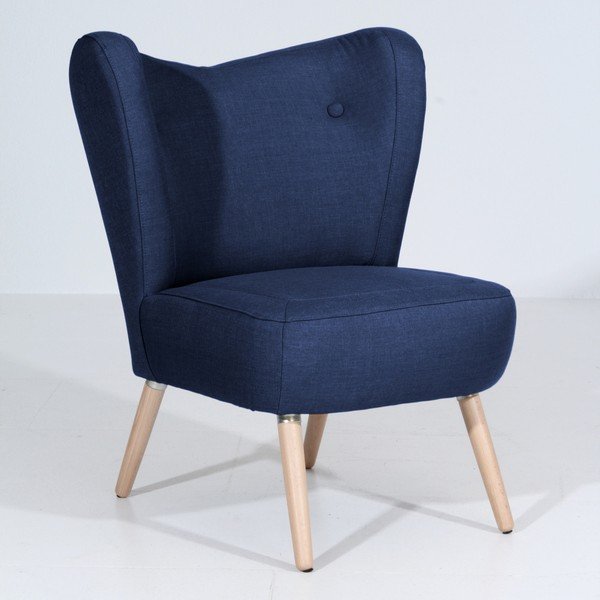 Poltrona blu scuro Sari - Max Winzer