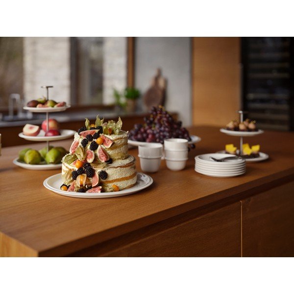 Vassoio vassoio di servizio in porcellana ø 32 cm Eau – Zone-image-3