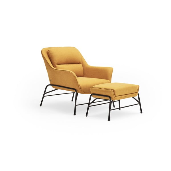 Poggiapiedi giallo Sadira - Teulat-image-3