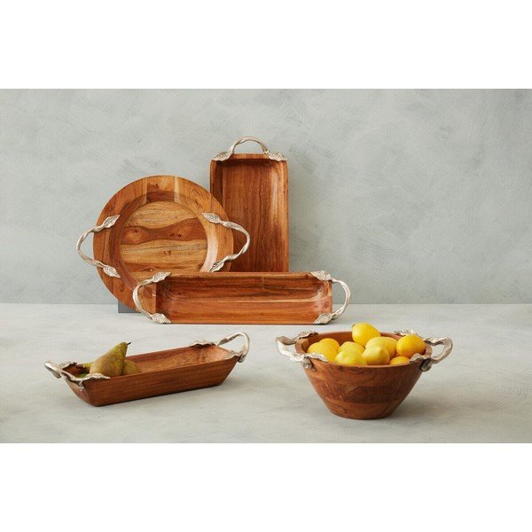 Vassoio in legno 14x47 cm Vine – Premier Housewares-image-1