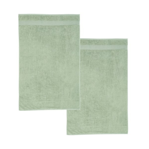 Set di 2 asciugamani in spugna di cotone verde 90x140 cm Anti-Bacterial - Catherine Lansfield