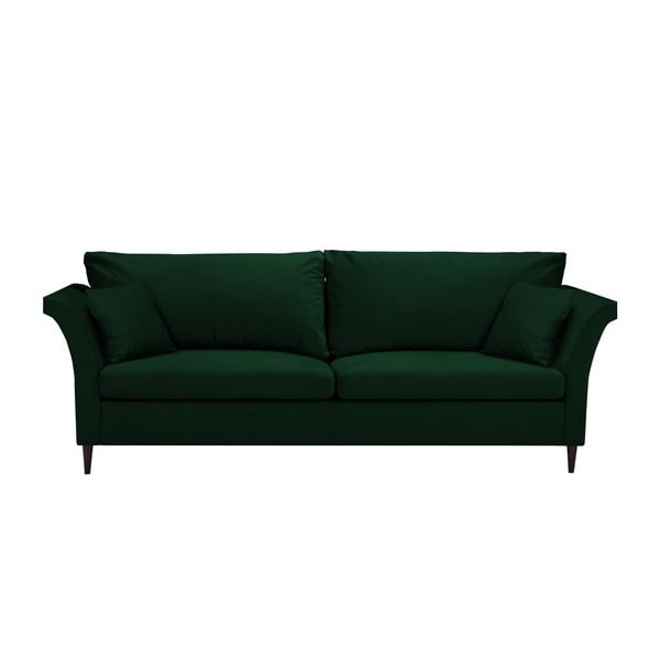 Divano letto verde con contenitore Pivoine - Mazzini Sofas