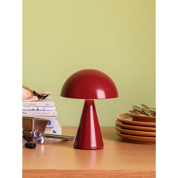 Lampada da tavolo dimmerabile a LED rossi (altezza 20 cm) Mush - Hübsch-image-1