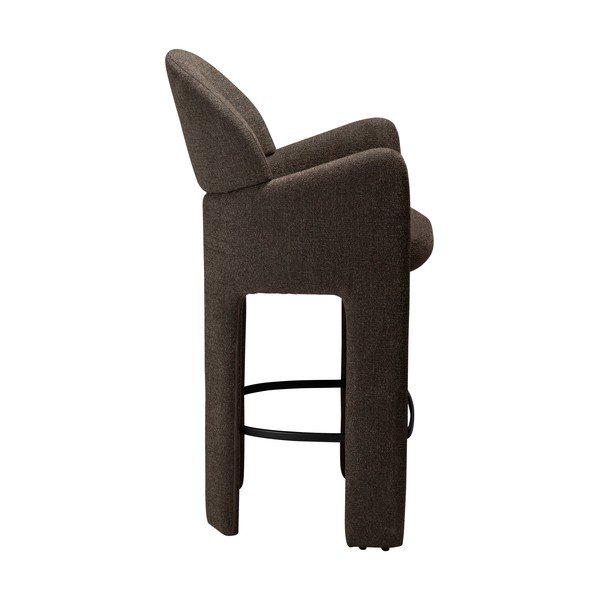 Sgabello da bar marrone (altezza della seduta 68,5 cm) Aole – DAN-FORM Denmark-image-2