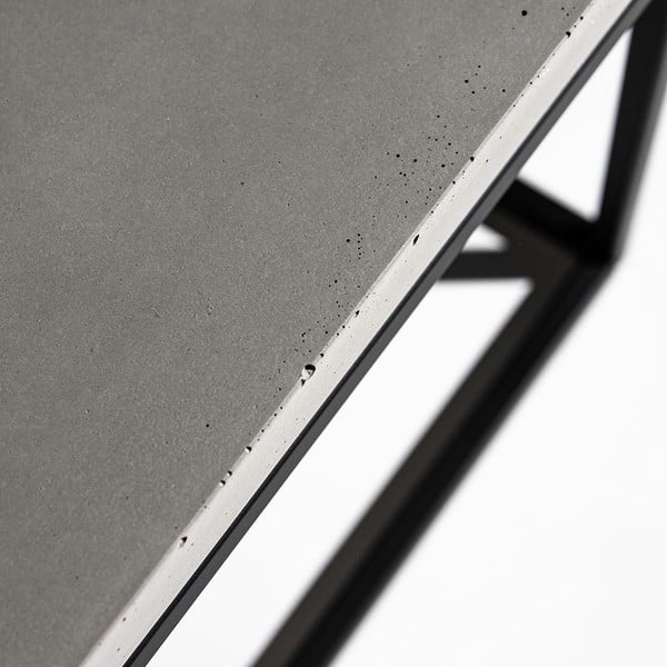 Tavolino in cemento, 100 x 100 cm Perspective - Lyon Béton-image-1