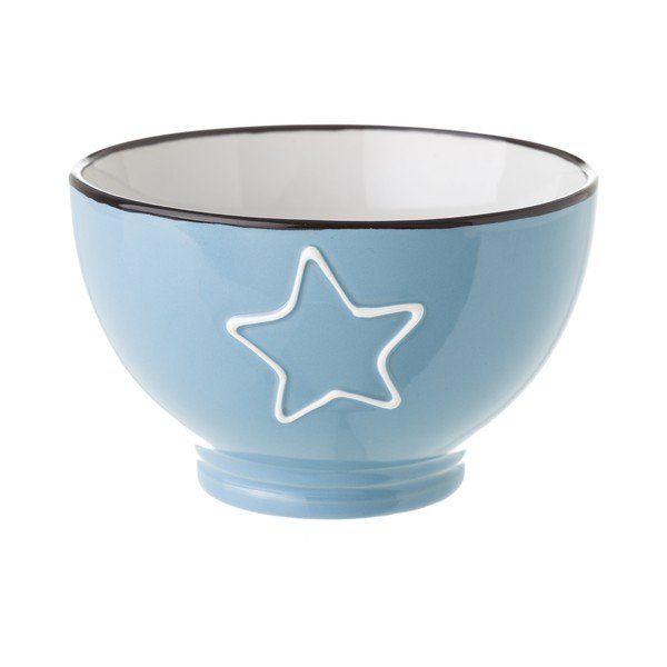 Modrá keramická miska Unimasa Star, 580 ml