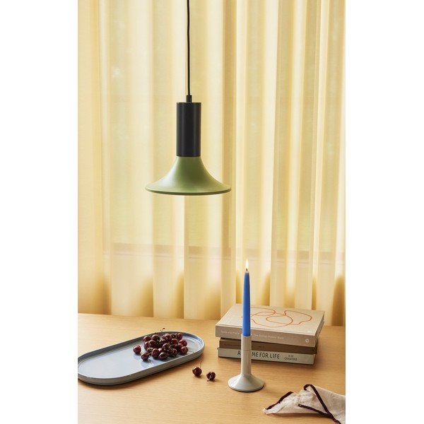 Lampadario verde chiaro/blu scuro in metallo con intensità regolabile ø 25 cm Luminary – Hübsch-image-2