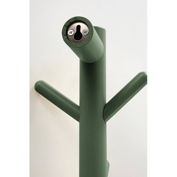 Attaccapanni da parete verde in pino massiccio 21 cm Eddison – Jotex-image-3