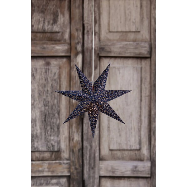 Decorazione luminosa natalizia blu scuro da appendere Baroque - Markslöjd-image-3