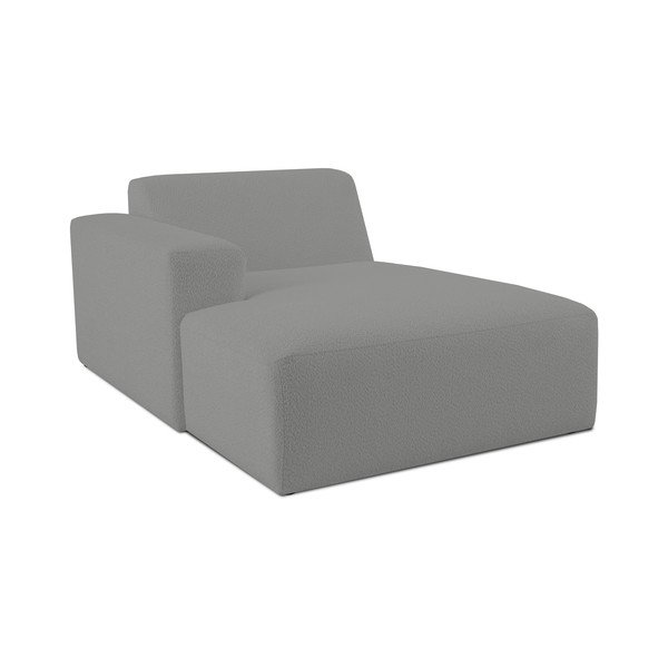 Modulo divano grigio in tessuto bouclé (angolo sinistro) Roxy - Scandic-image-1