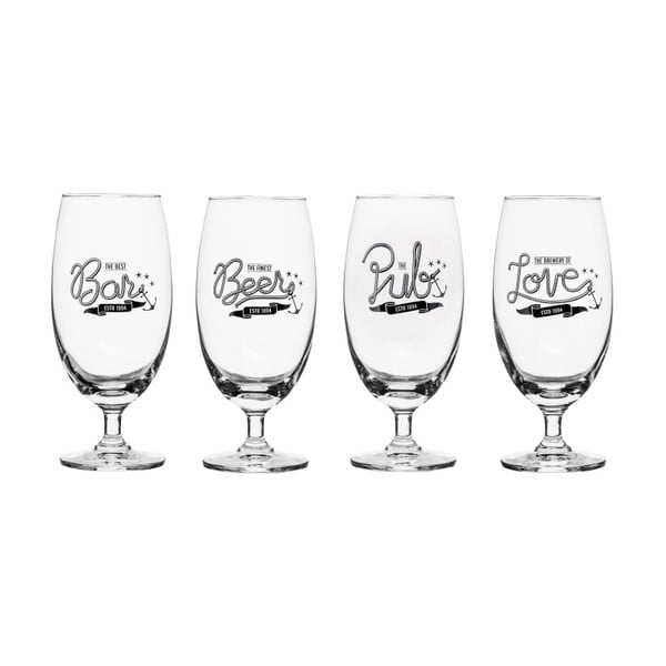 Set di 4 bicchieri Club Beer, 420 ml - Sagaform