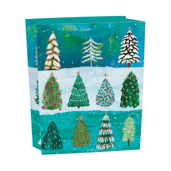 Borsa regalo con motivo natalizio 25x10 cm Wild Winter Forest - Roger la Borde