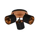 Faretto nero/di colore naturale ø 12 cm Tommy – Reality