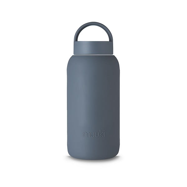 Bottiglia bottiglia da viaggio grigio scuro 720 ml Smoke Grey – Muuki-image-2