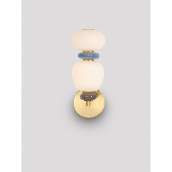 Lampada da parete LED bianca/dorata in metallo con intensità regolabile Palo – Nova Luce-image-3