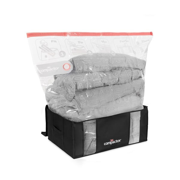 Scatola di stoccaggio nera con imballaggio sottovuoto Black Edition, volume 210 l - Compactor-image-3