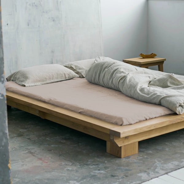 Lenzuolo di lino marrone 200x200 cm Portobello - Linen Tales-image-1