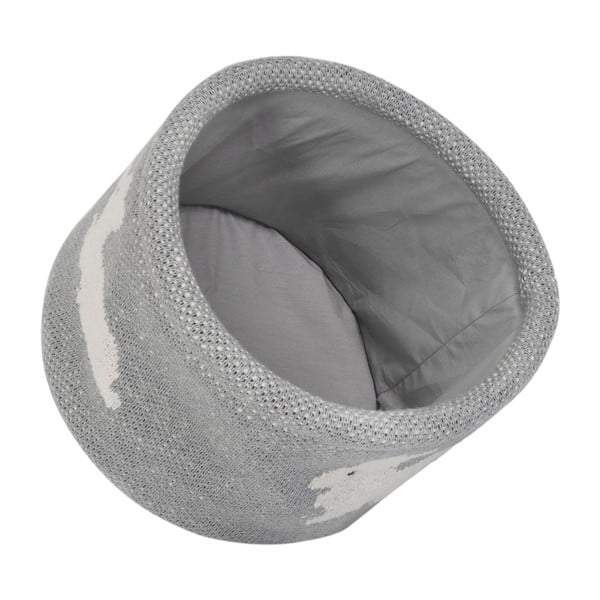 Organizer in cotone grigio Bunny, ø 16 cm - Kindsgut-image-2