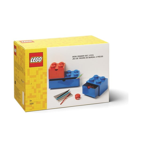 Set di 3 scatole in plastica per bambini Multi-Pack - LEGO®-image-2