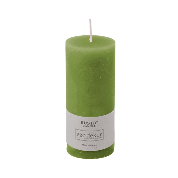 Candela verde Ruggine, tempo di combustione 58 h Rustic - Rustic candles by Ego dekor