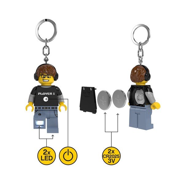 Portachiavi con torcia Player – LEGO®-image-3