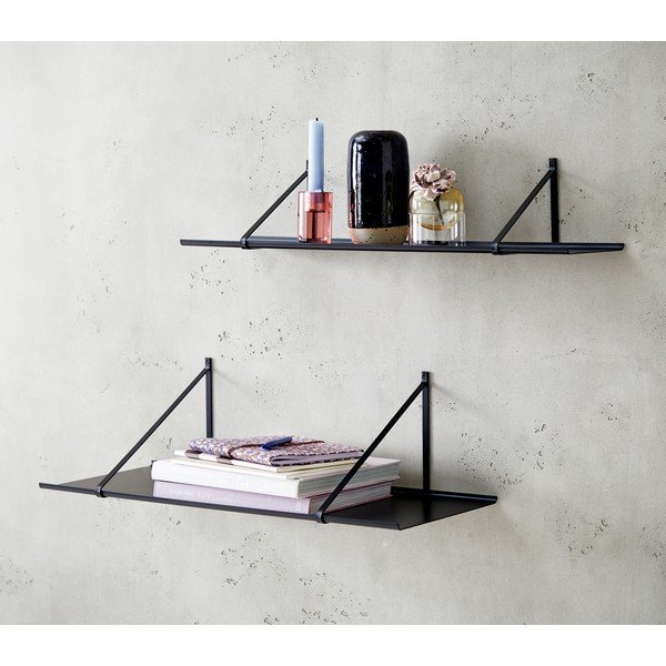 Mensola a muro nera Hammel Edge, 65 x 27 cm Edge by Hammel - Hammel Furniture-image-4