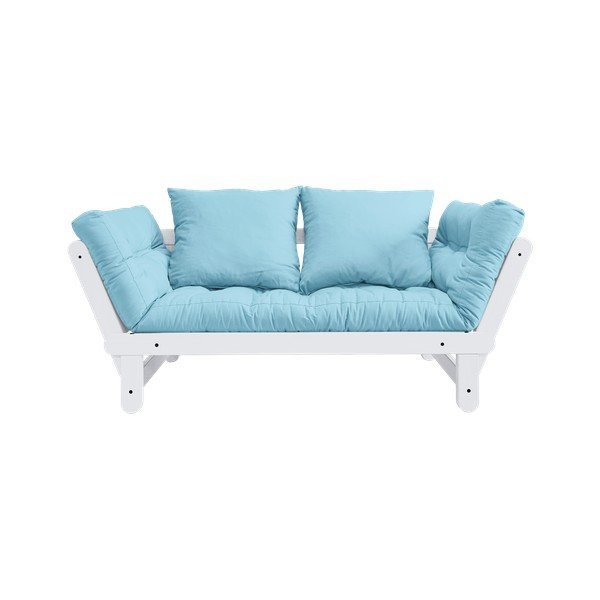 Divano variabile Beat bianco/azzurro - Karup Design