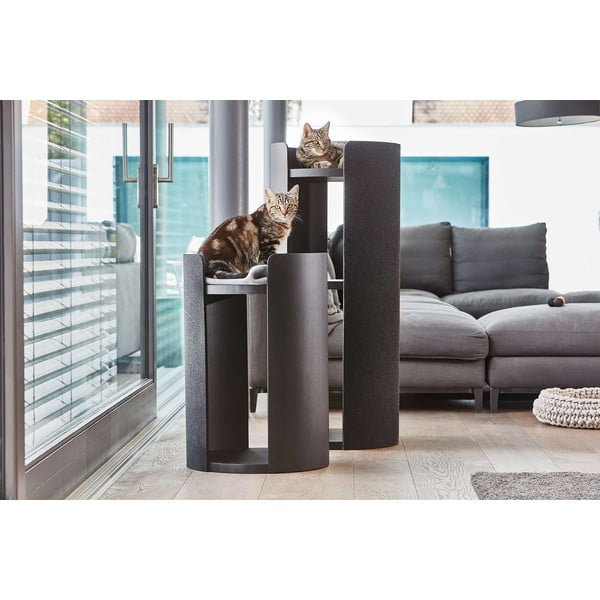 Tiragraffi per gatti a torre Torre Ash Black S - MiaCara-image-2