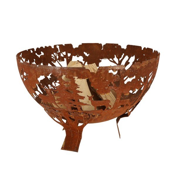 Caminetto in acciaio Cervo - Esschert Design-image-1