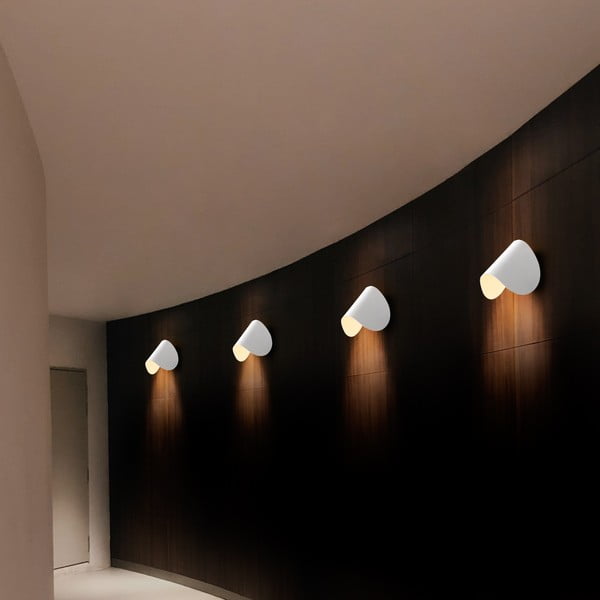 Lampada da parete a LED bianca Heybe - Opviq lights-image-4