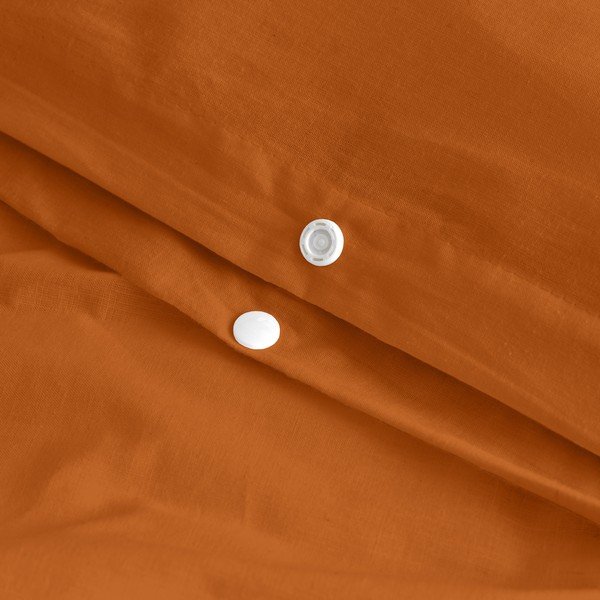 Copripiumino arancione in cotone per letto singolo 140x200 cm Basic - Happy Friday-image-3